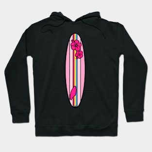 Pansexual Flag Surfboard - Pink Hoodie